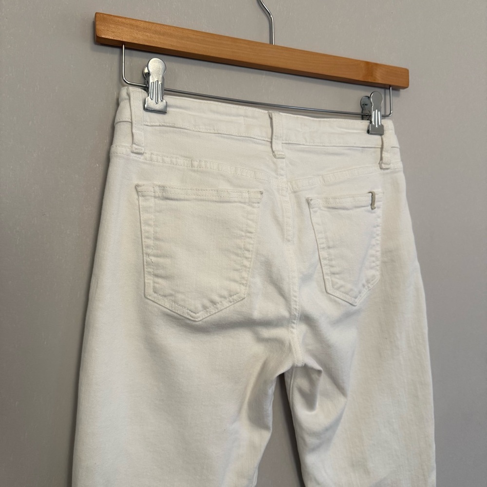 Joe's Jeans Women's Off-White Straight-Leg Jeans - Picture 7 of 16